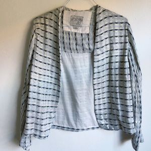 Ace & Jig Cotton/Gold & Silver Thread Blazer